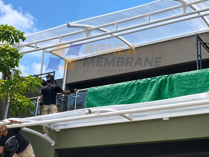 Pemasangan Kanopi Membrane Bintaro